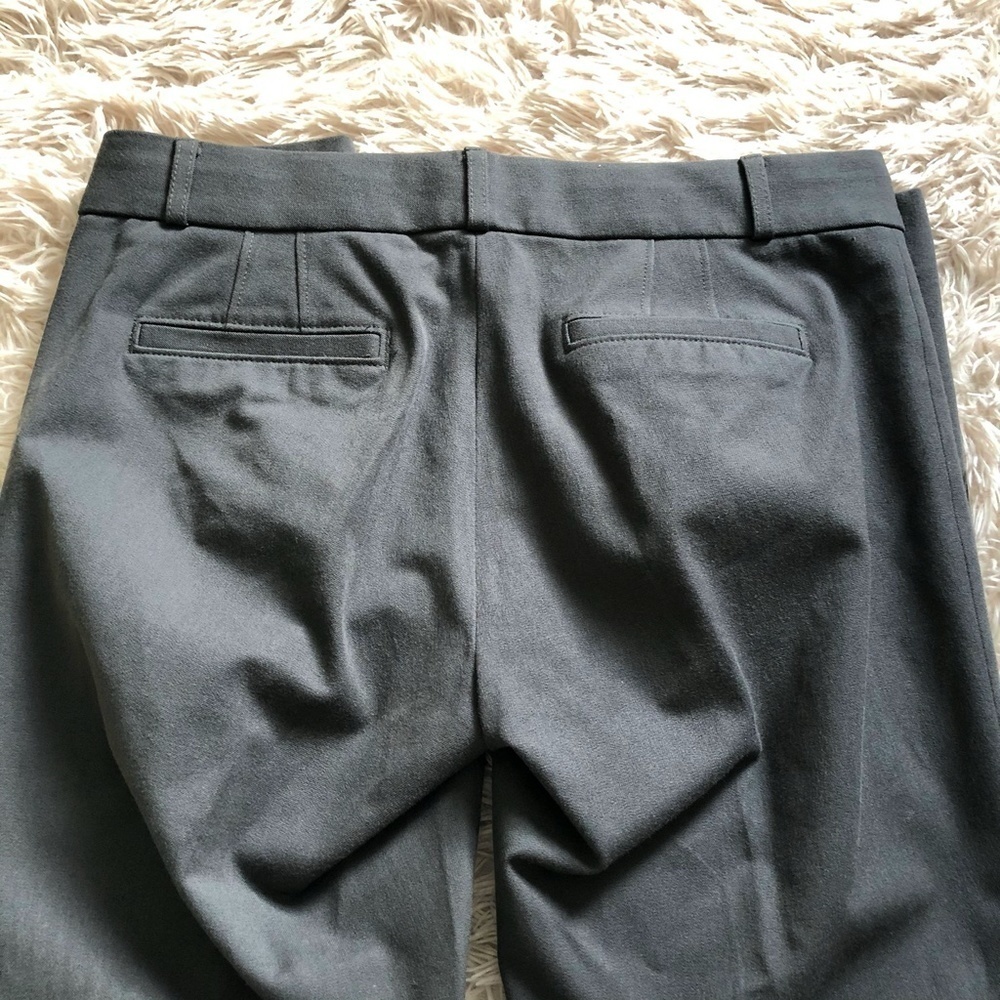 Banana Republic Sloan Fit Trouser Office Pants In Grey Size 6 - Picture 6 of 8